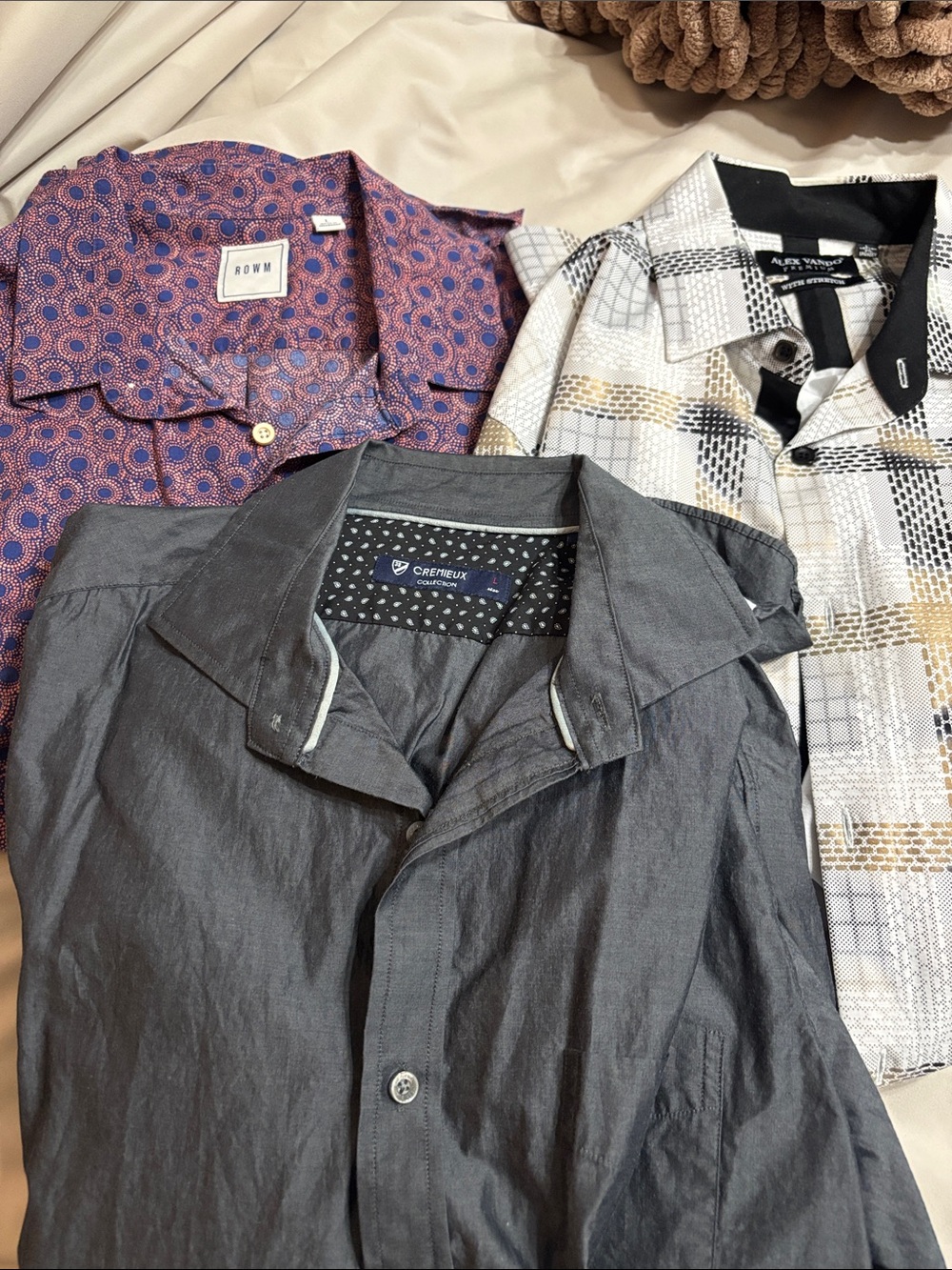 Men's Button Shirts x 3